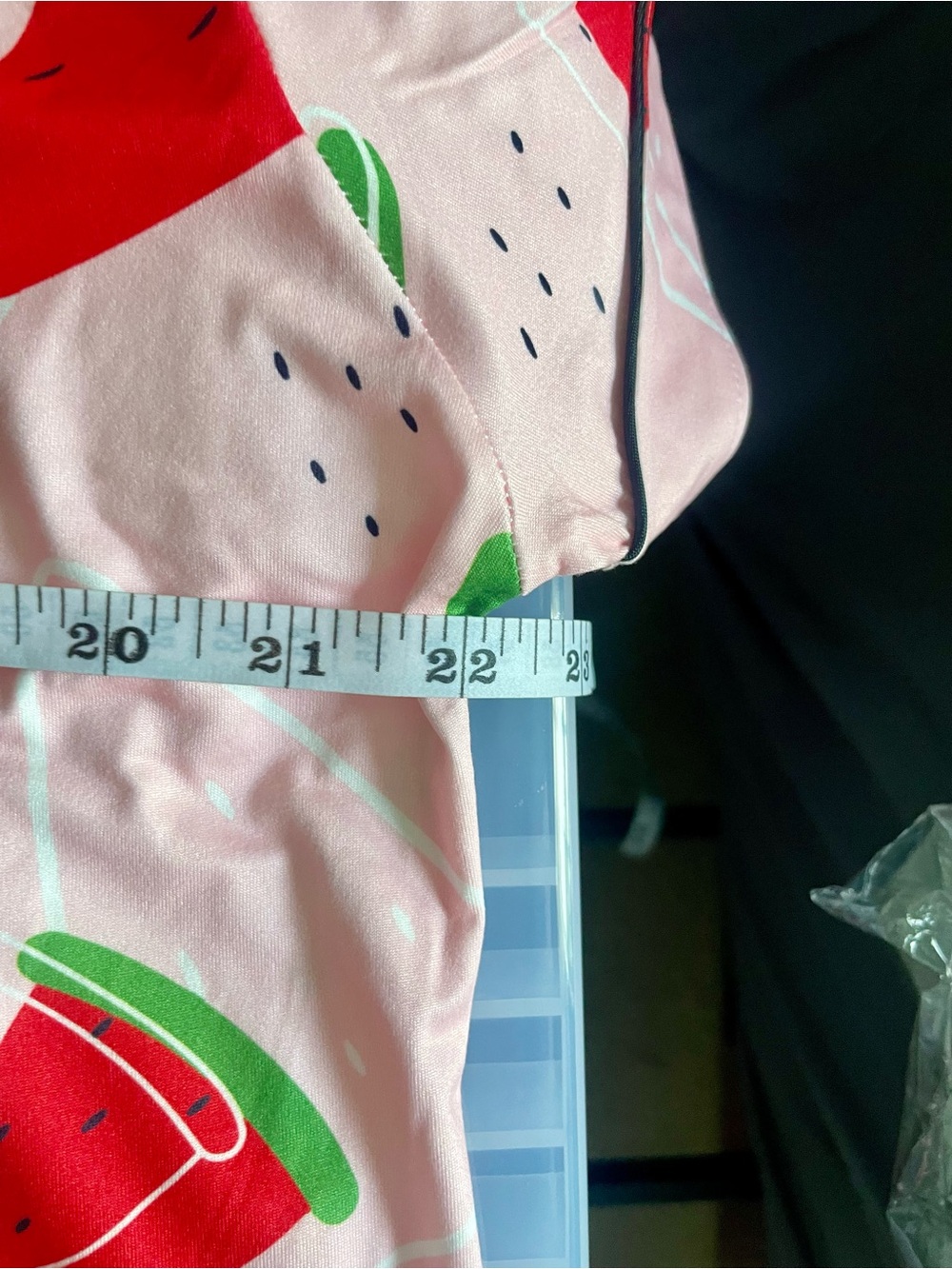 Watermelon Print Satin Pajama Set 🍉 NIB | Size Large - Picture 13 of 14